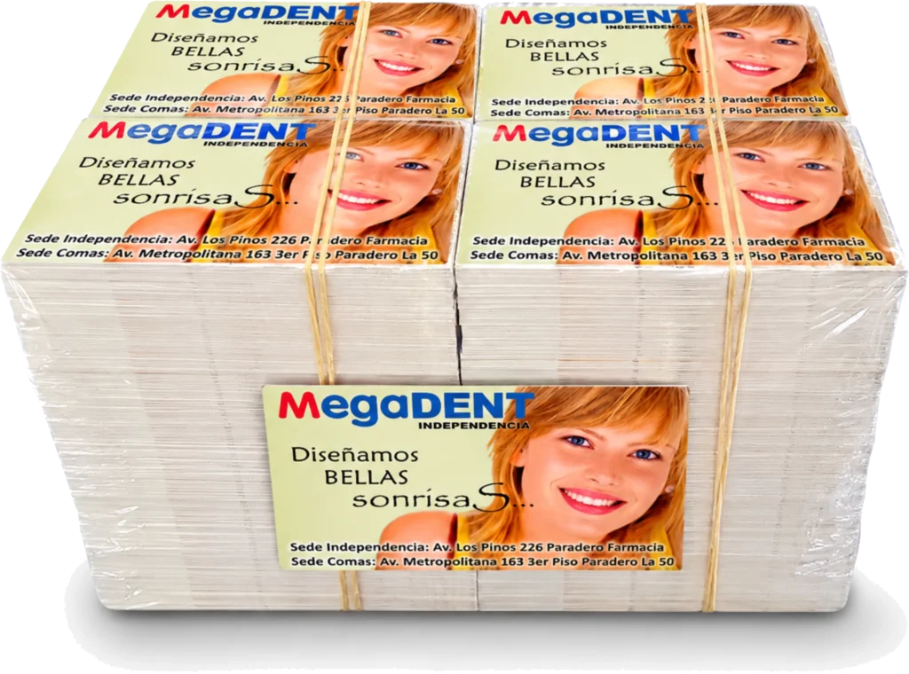 Tarjeta personal para dentista y clínica dental con diseño profesional